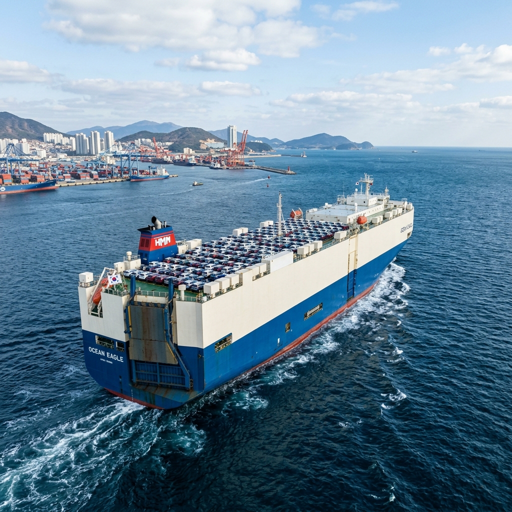 شحن RoRo للسيارات التجارية والحافلات 🚢⚓